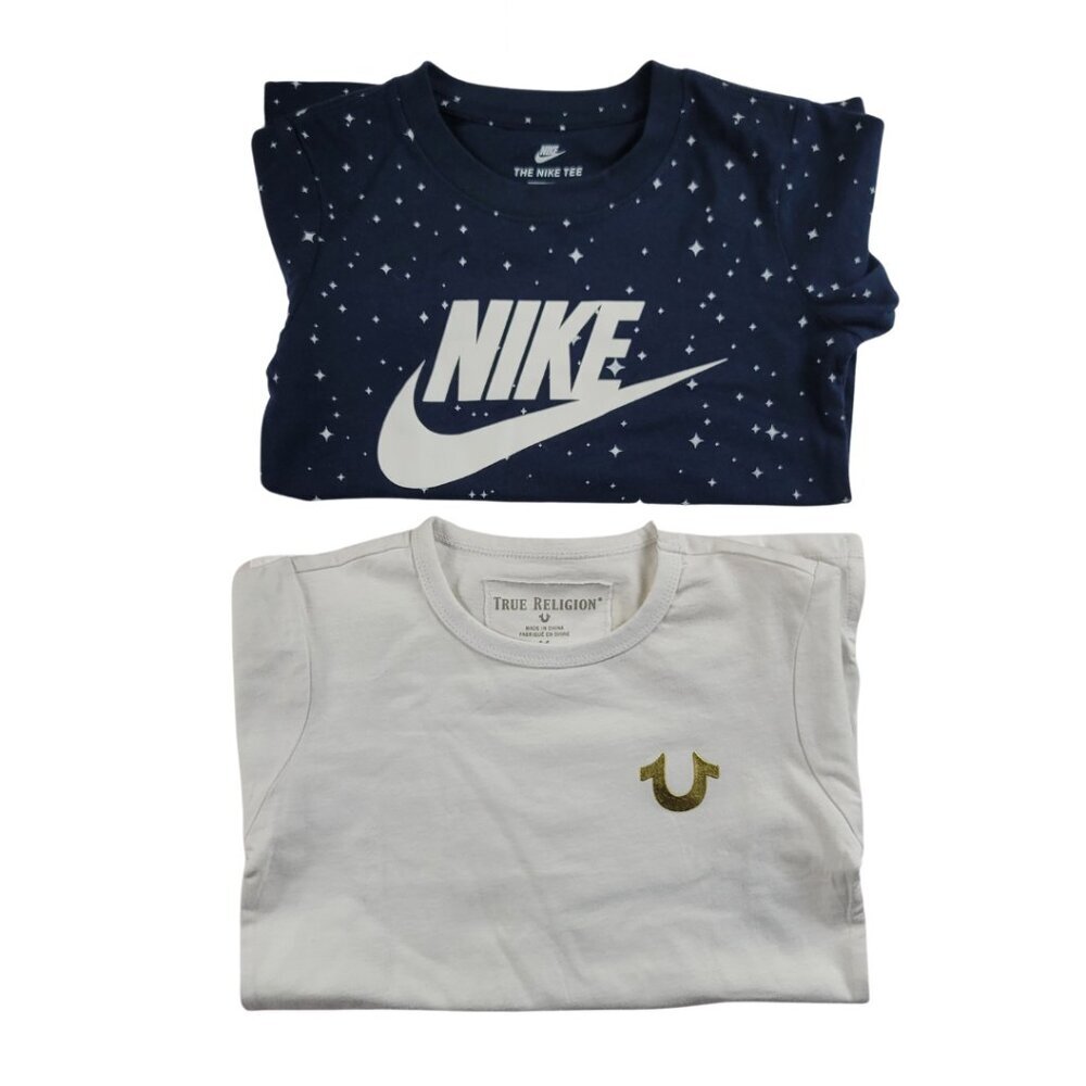 Nike & True Religion Short Sleeve T-Shirt Bundle Size 6